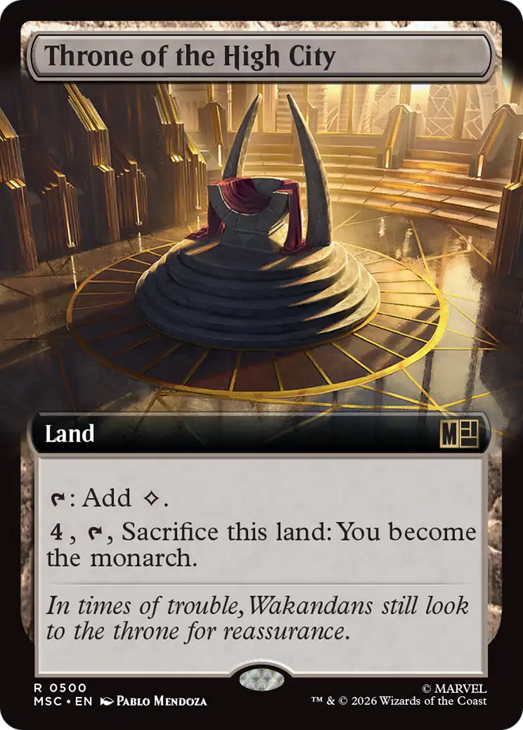 Throne of the High City (Extended Art) [Marvel Super Heroes Commander] | Mega City Incorporated