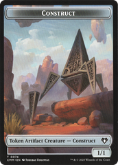 Thopter // Construct (0074) Double-Sided Token [Commander Masters Tokens] | Mega City Incorporated