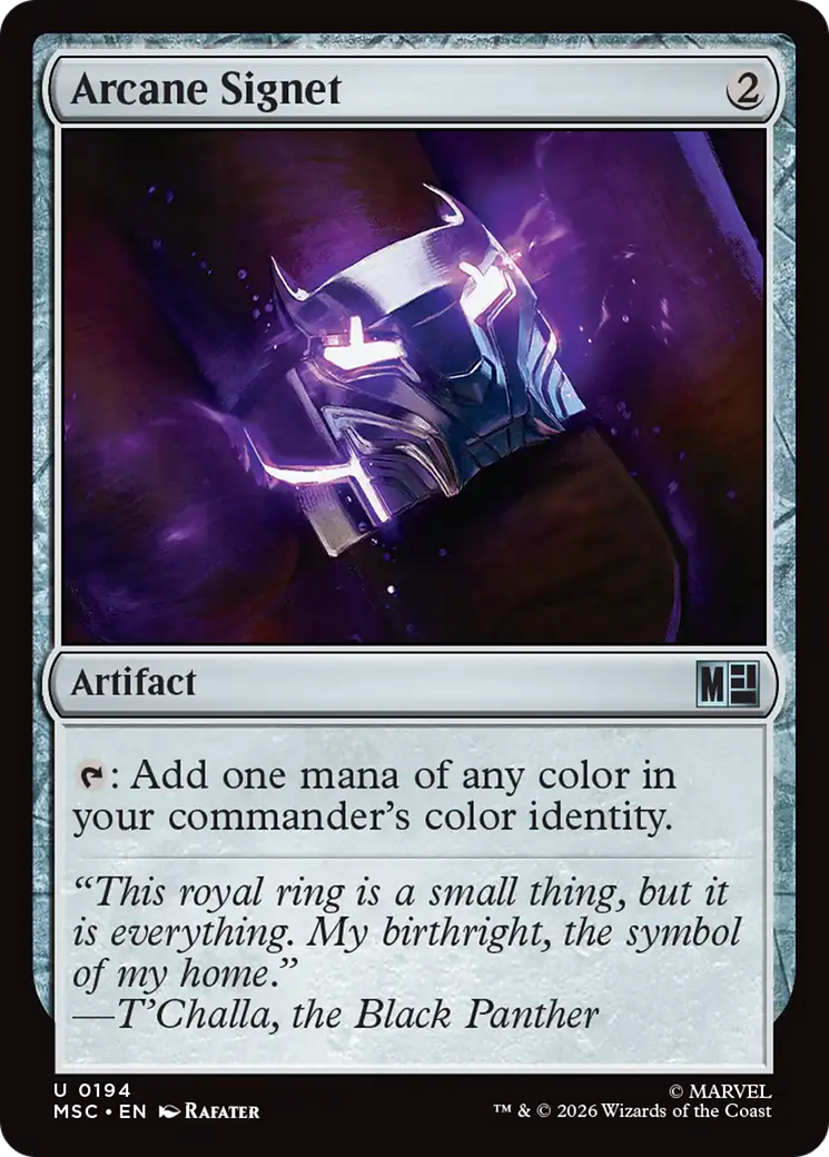 Arcane Signet (0194) [Marvel Super Heroes Commander] | Mega City Incorporated