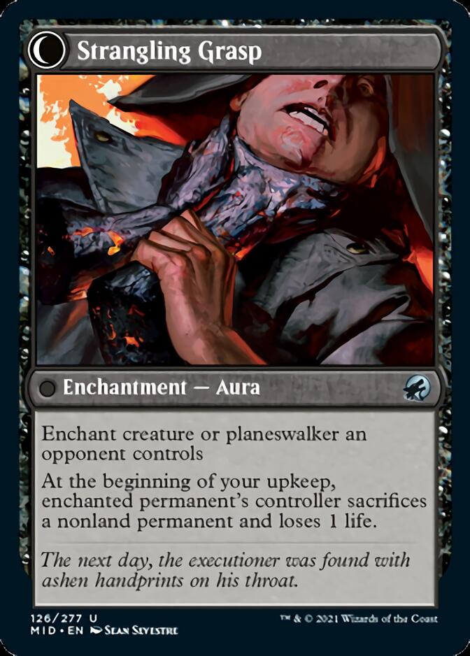 Vengeful Strangler // Strangling Grasp [Innistrad: Midnight Hunt] | Mega City Incorporated