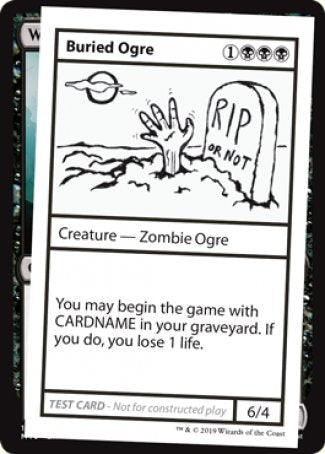 Buried Ogre (2021 Edition) [Mystery Booster Playtest Cards] | Mega City Incorporated