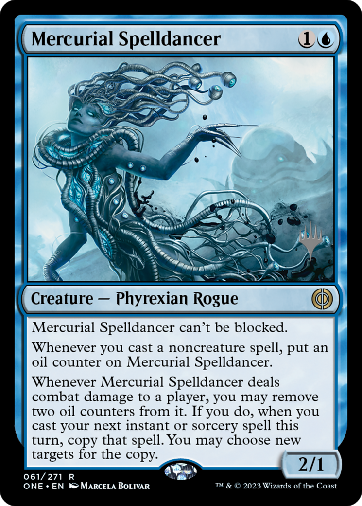 Mercurial Spelldancer (Promo Pack) [Phyrexia: All Will Be One Promos] | Mega City Incorporated