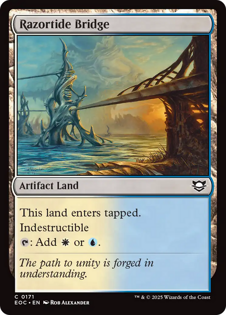 Razortide Bridge [Edge of Eternities Commander] | Mega City Incorporated