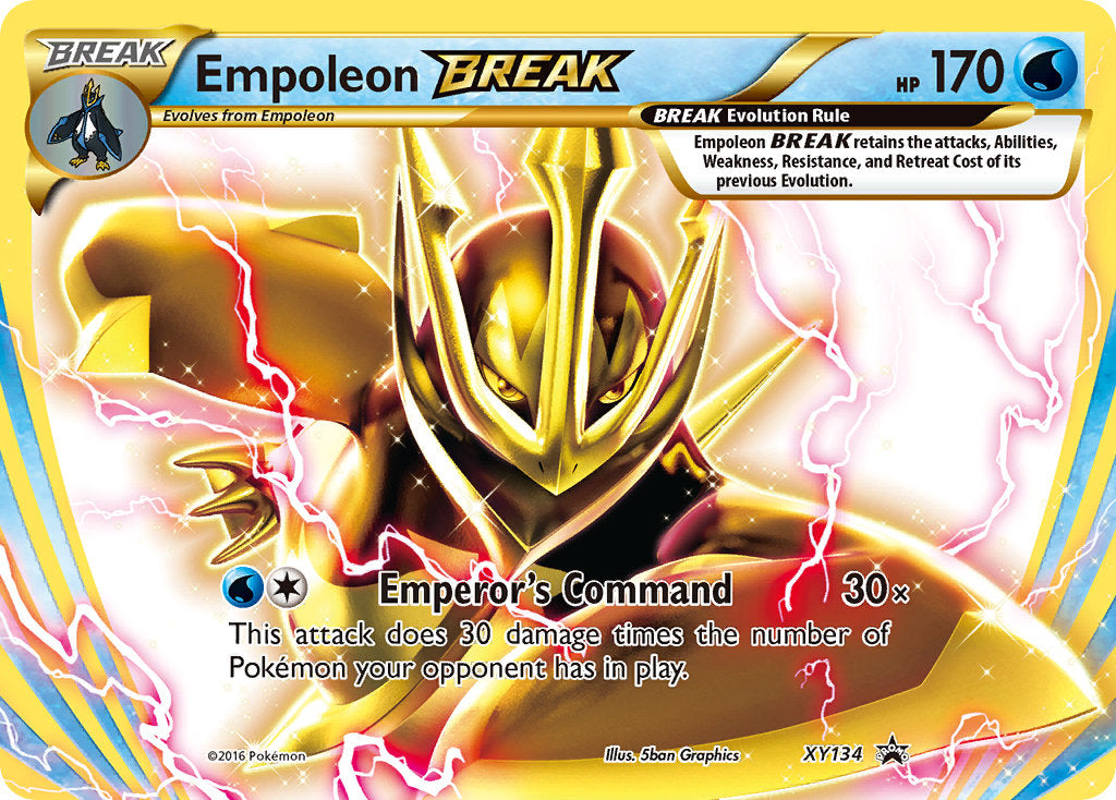 Empoleon BREAK (XY134) [XY: Black Star Promos] | Mega City Incorporated