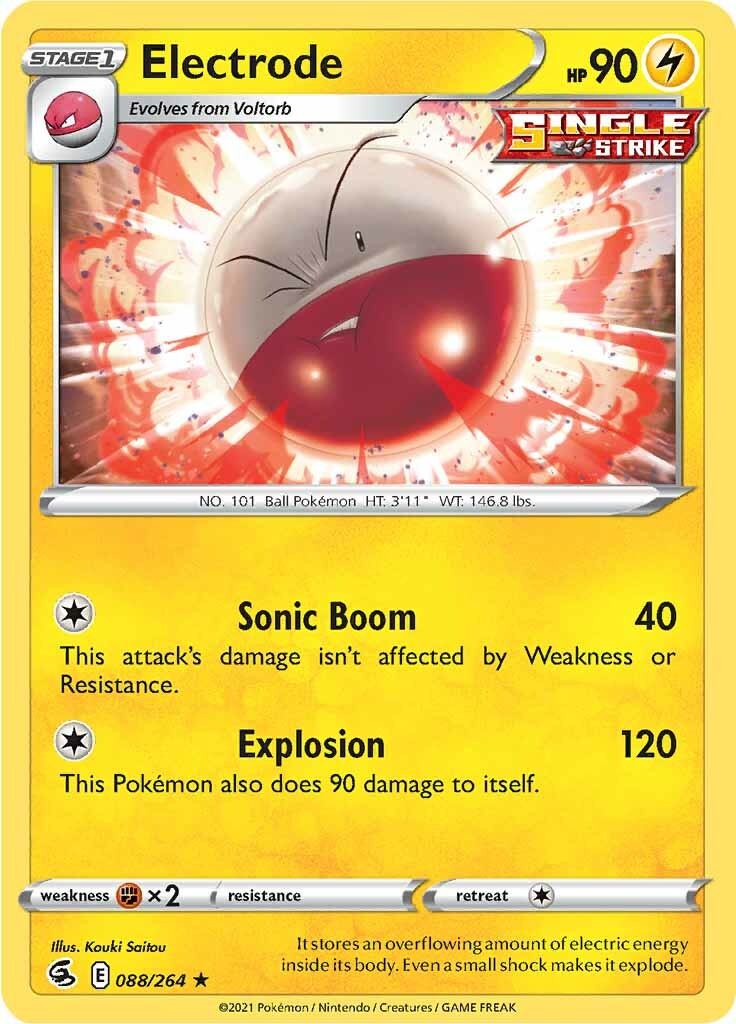 Electrode (088/264) [Sword & Shield: Fusion Strike] | Mega City Incorporated