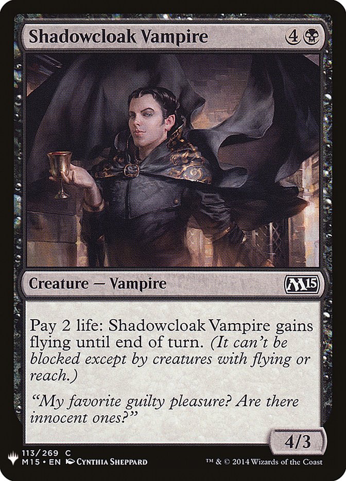 Shadowcloak Vampire [Mystery Booster] | Mega City Incorporated