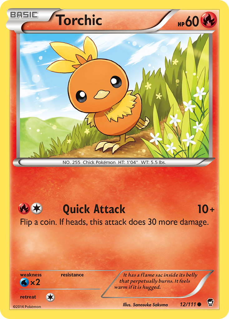 Torchic (12/111) [XY: Furious Fists] | Mega City Incorporated