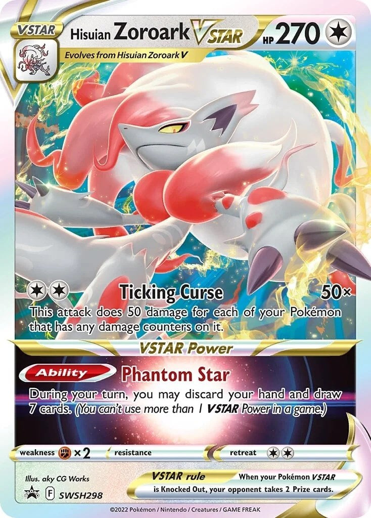 Hisuian Zoroark VSTAR (SWSH298) (Jumbo Card) [Sword & Shield: Lost Origin] | Mega City Incorporated