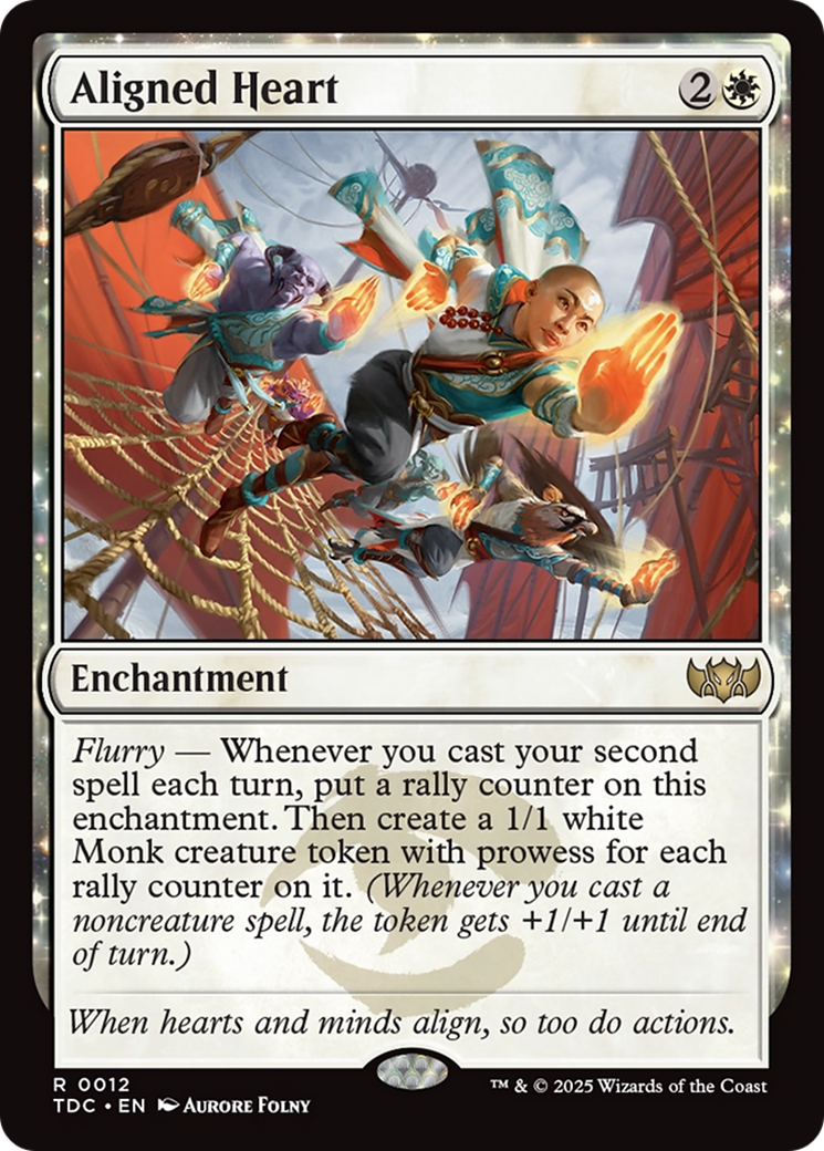 Aligned Heart [Tarkir: Dragonstorm Commander] | Mega City Incorporated