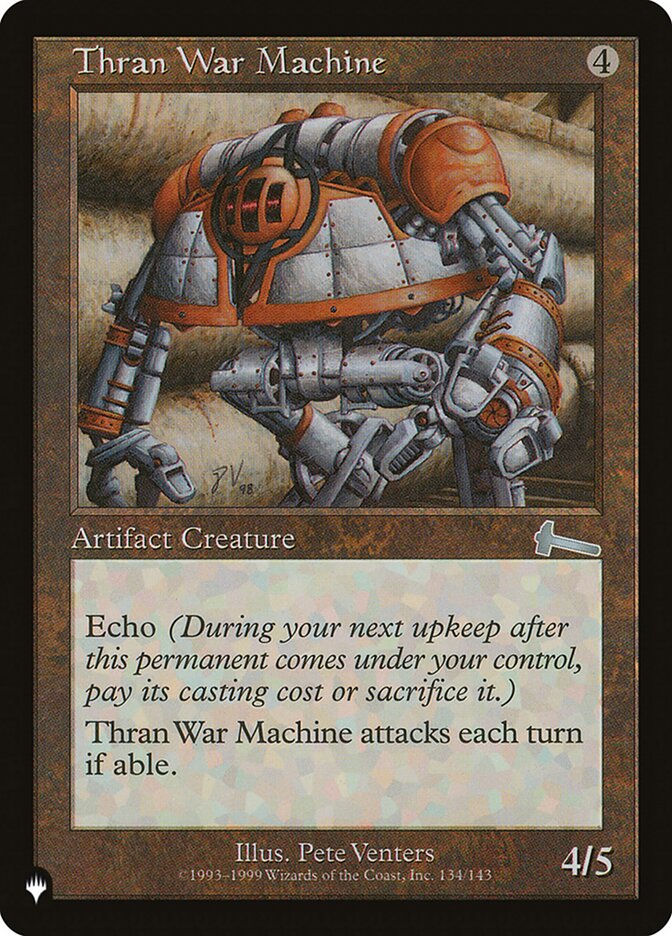 Thran War Machine [The List] | Mega City Incorporated