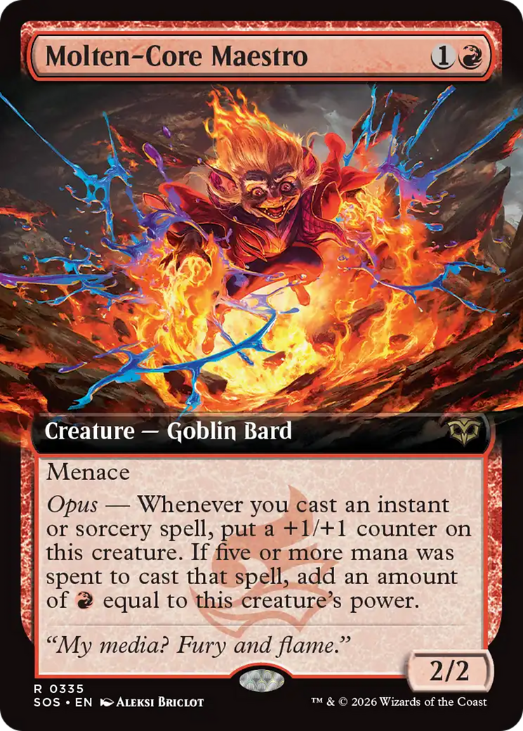 Molten-Core Maestro (Extended Art) [Secrets of Strixhaven] | Mega City Incorporated