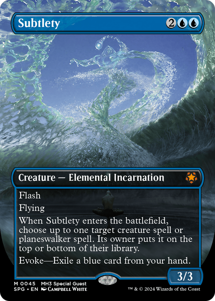 Subtlety (Borderless) [Modern Horizons 3 Special Guests] | Mega City Incorporated
