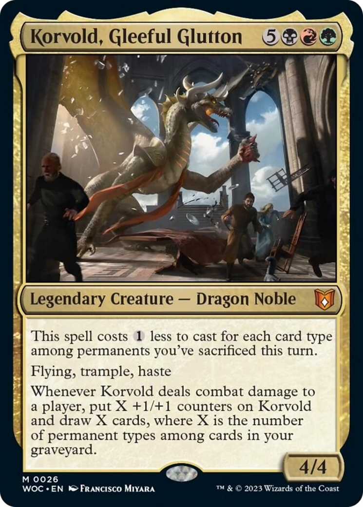 Korvold, Gleeful Glutton [Wilds of Eldraine Commander] | Mega City Incorporated