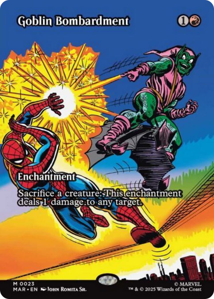 Goblin Bombardment (Borderless) [Marvel Universe: Eternal-Legal] | Mega City Incorporated