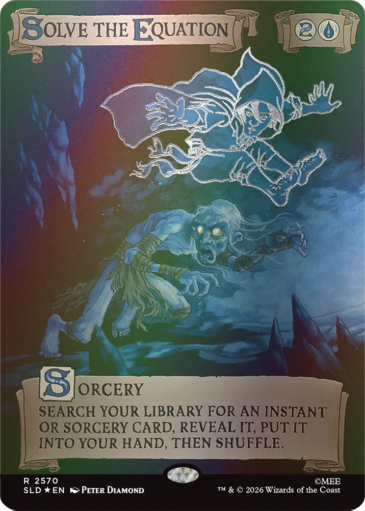 Solve the Equation (2570) (Out Of Sight Foil) [Secret Lair Drop Series] | Mega City Incorporated