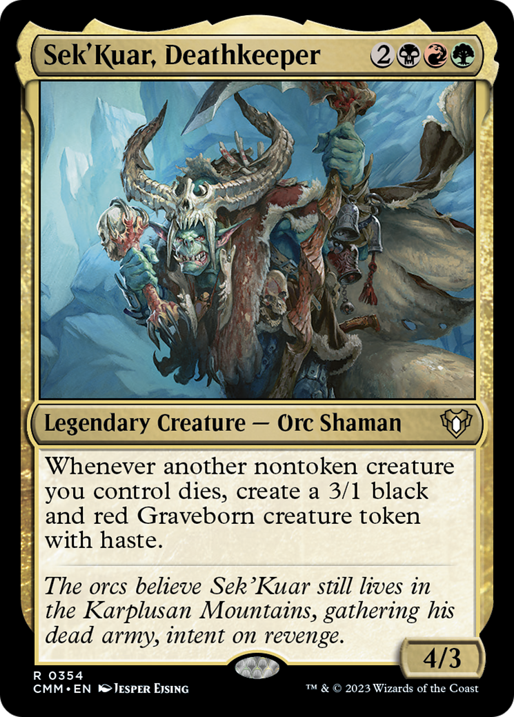 Sek'Kuar, Deathkeeper [Commander Masters] | Mega City Incorporated