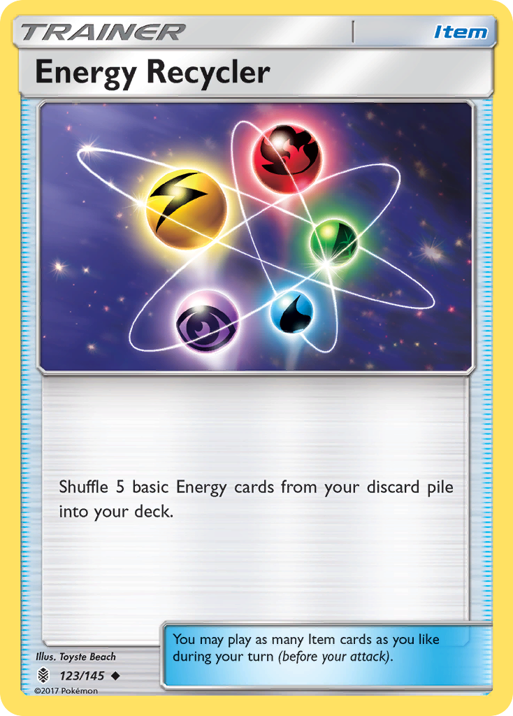 Energy Recycler (123/145) [Sun & Moon: Guardians Rising] | Mega City Incorporated