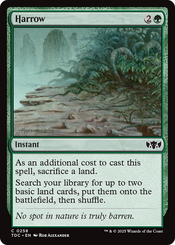 Harrow [Tarkir: Dragonstorm Commander] | Mega City Incorporated