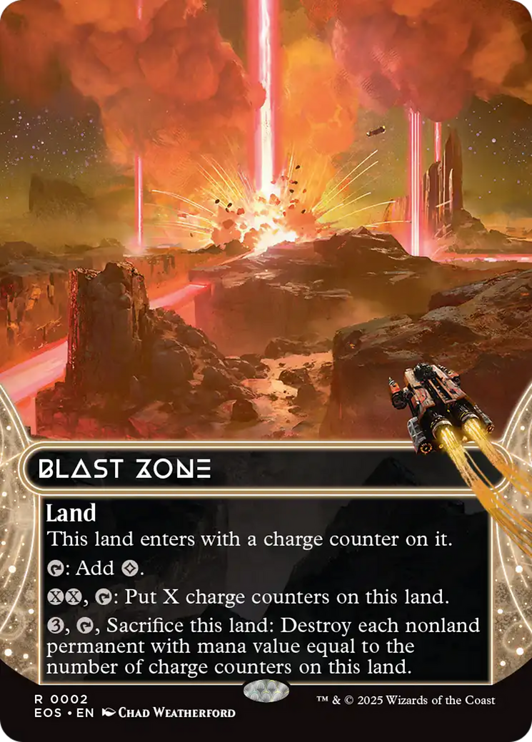 Blast Zone (0002) (Borderless) [Edge of Eternities: Stellar Sights] | Mega City Incorporated