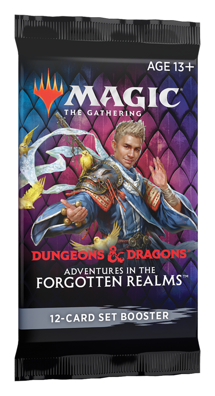 Dungeons & Dragons Adventures in the Forgotten Realms MTG Set Booster Pack | Mega City Incorporated