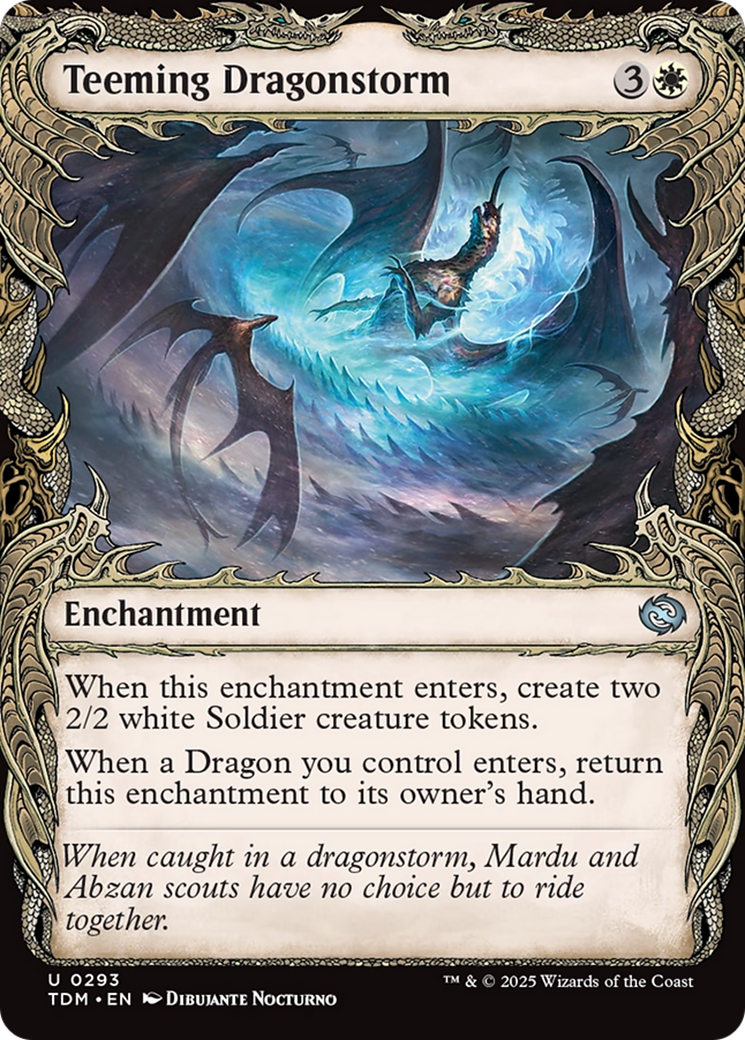 Teeming Dragonstorm (Showcase) [Tarkir: Dragonstorm] | Mega City Incorporated