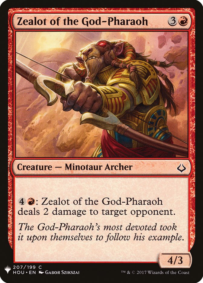 Zealot of the God-Pharaoh [Mystery Booster] | Mega City Incorporated