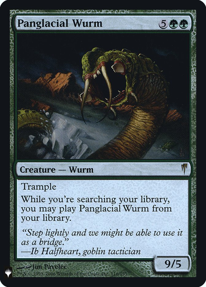 Panglacial Wurm [Mystery Booster] | Mega City Incorporated