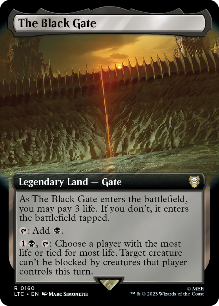 The Black Gate (Extended Art) [The Lord of the Rings: Tales of Middle-Earth Commander] | Mega City Incorporated