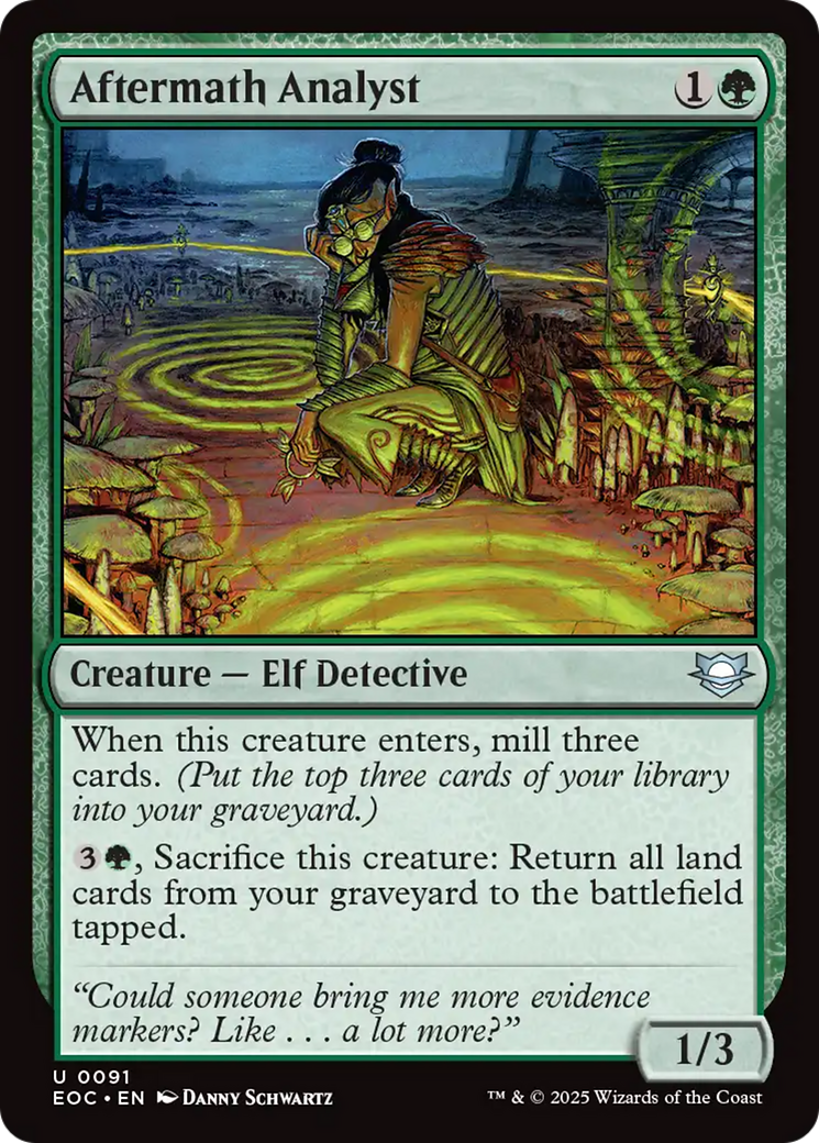 Aftermath Analyst [Edge of Eternities Commander] | Mega City Incorporated