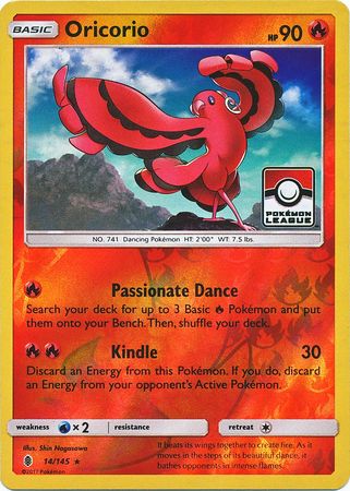 Oricorio (14/145) (League Promo) [Sun & Moon: Guardians Rising] | Mega City Incorporated