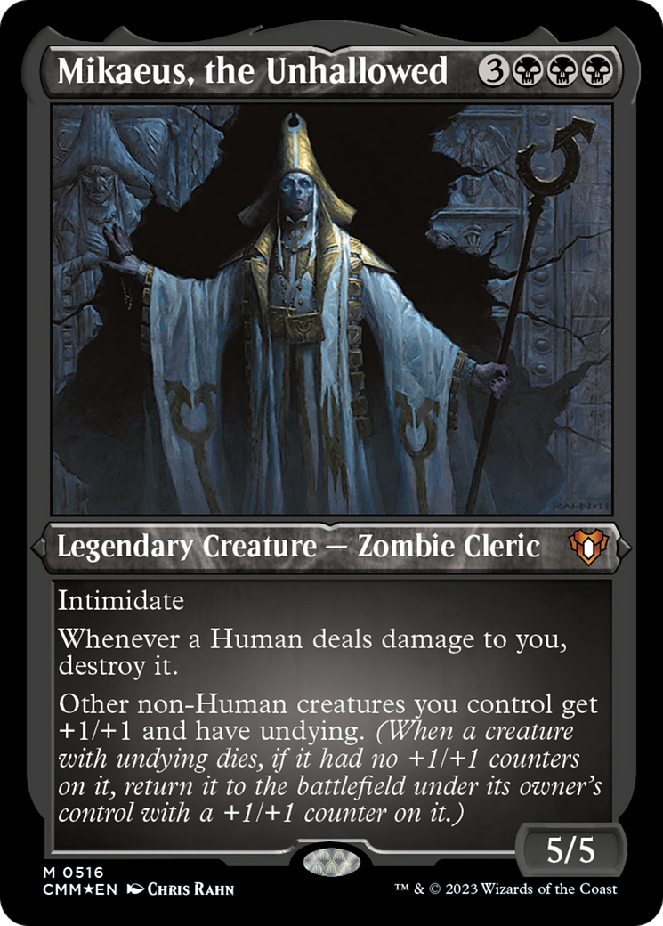 Mikaeus, the Unhallowed (Foil Etched) [Commander Masters] | Mega City Incorporated