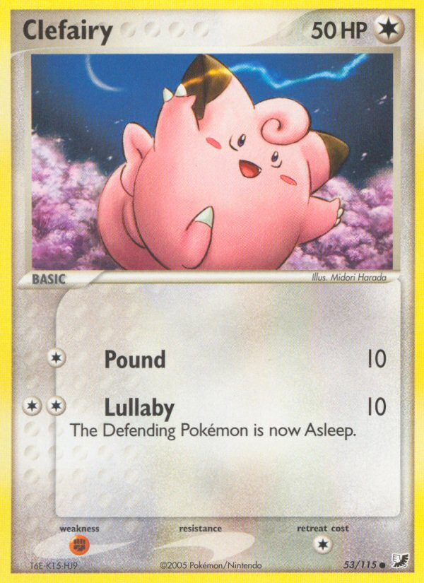 Clefairy (53/115) [EX: Unseen Forces] | Mega City Incorporated