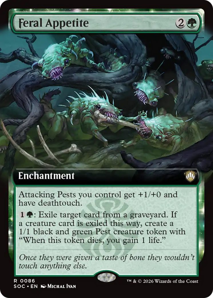 Feral Appetite (Extended Art) [Secrets of Strixhaven Commander] | Mega City Incorporated