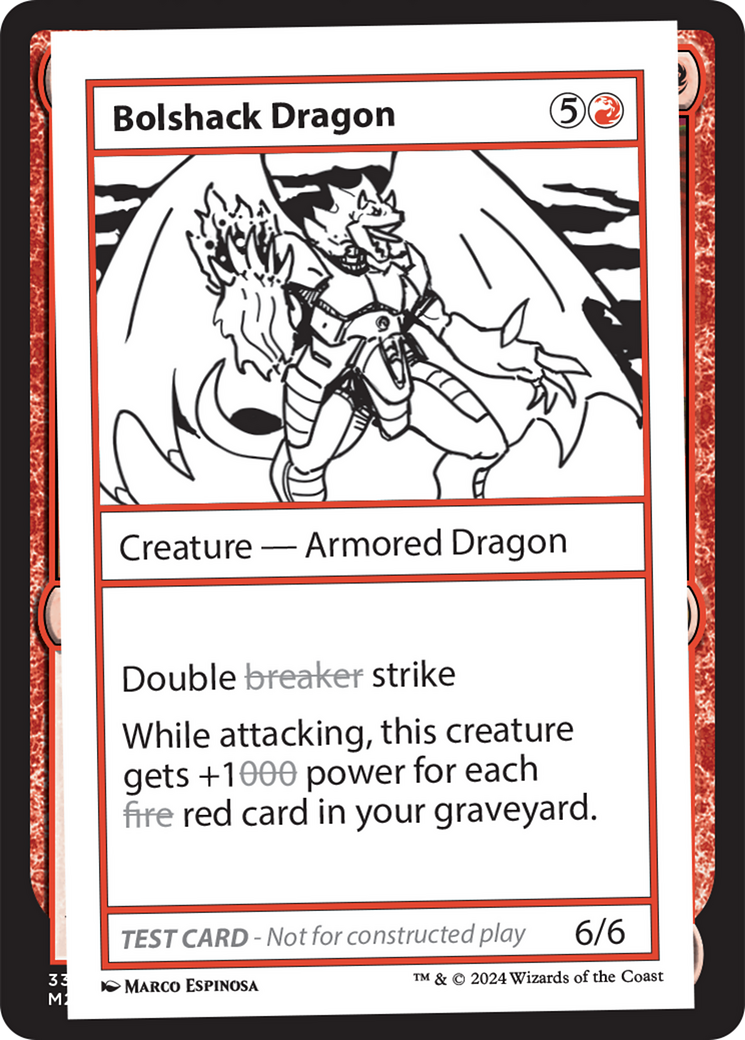 Bolshack Dragon [Mystery Booster 2 Playtest Cards] | Mega City Incorporated