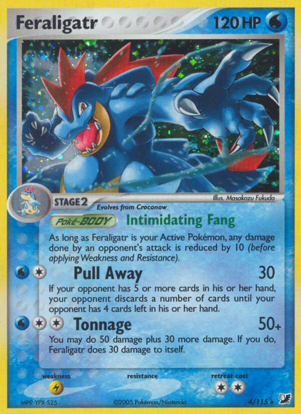 Feraligatr (4/115) [EX: Unseen Forces] | Mega City Incorporated