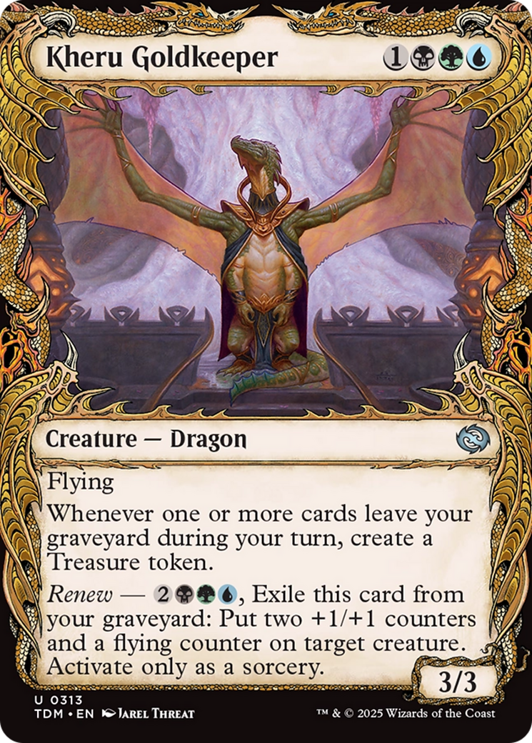 Kheru Goldkeeper (Showcase) [Tarkir: Dragonstorm] | Mega City Incorporated