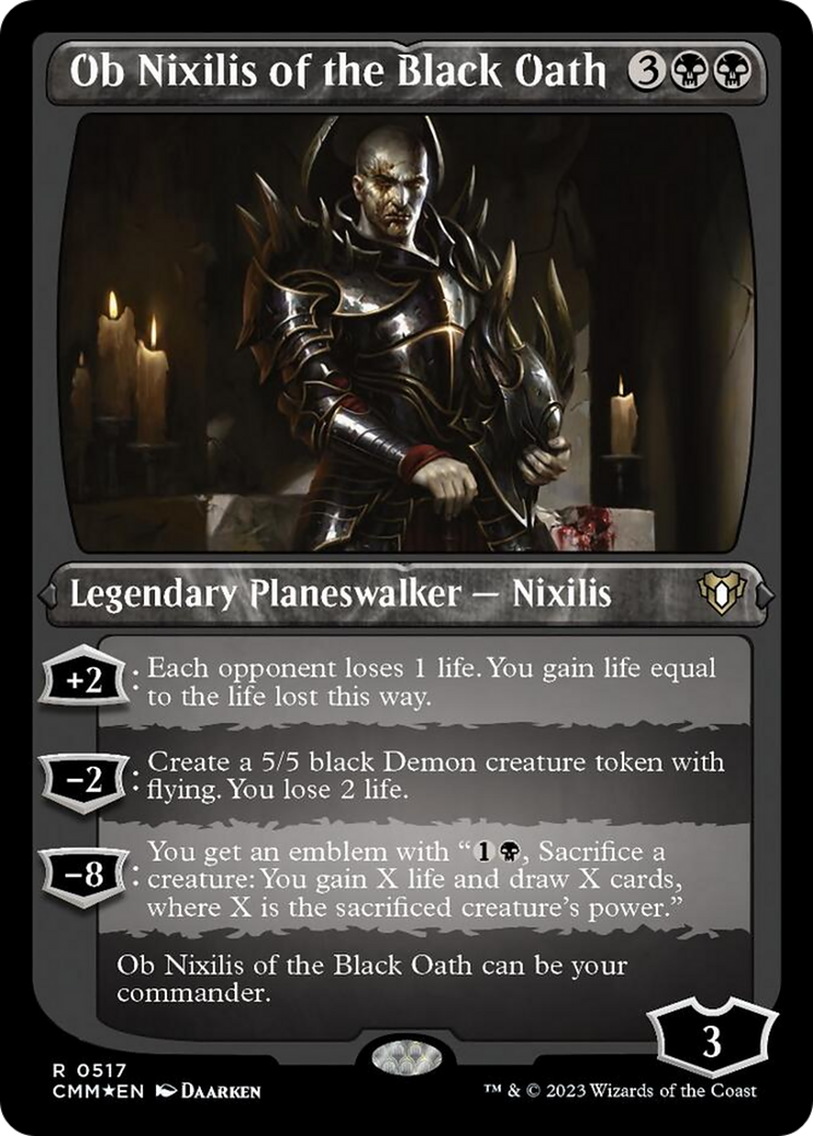 Ob Nixilis of the Black Oath (Foil Etched) [Commander Masters] | Mega City Incorporated