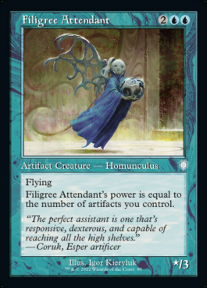 Filigree Attendant (Retro) [The Brothers' War Commander] | Mega City Incorporated
