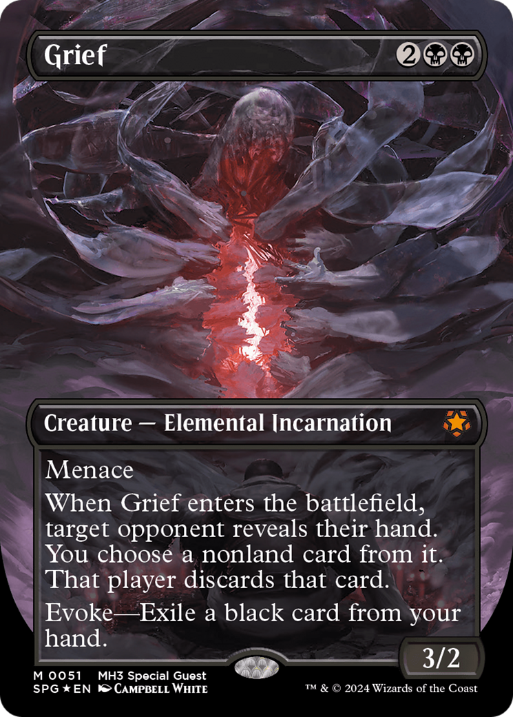 Grief (Borderless) (Textured Foil) [Modern Horizons 3 Special Guests] | Mega City Incorporated