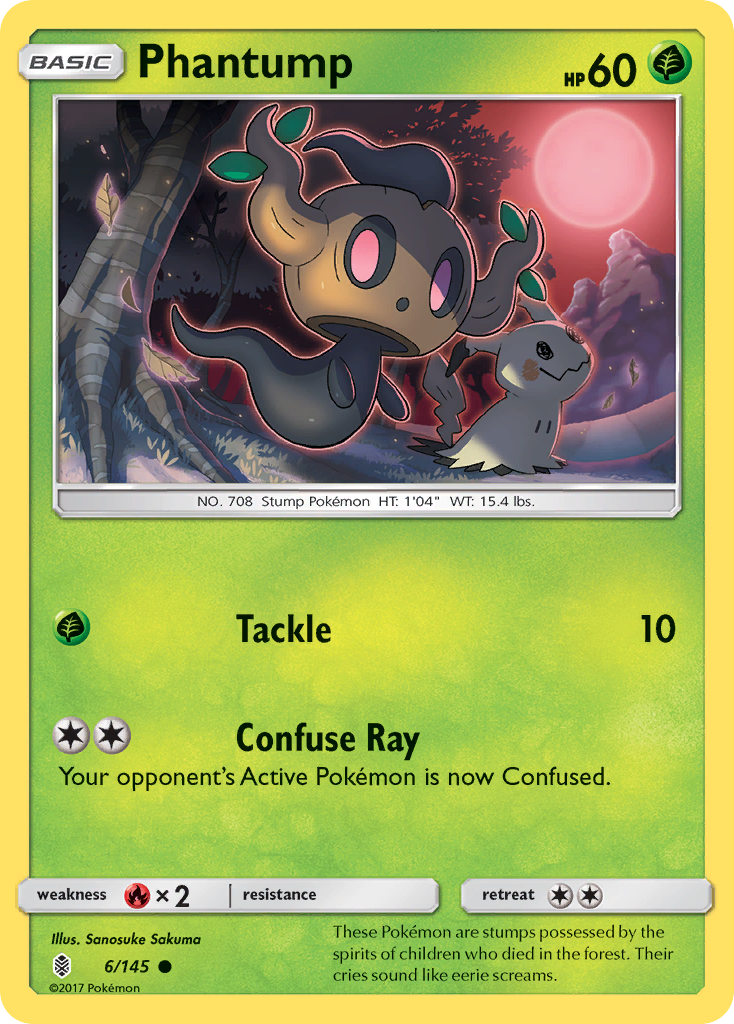 Phantump (6/145) [Sun & Moon: Guardians Rising] | Mega City Incorporated