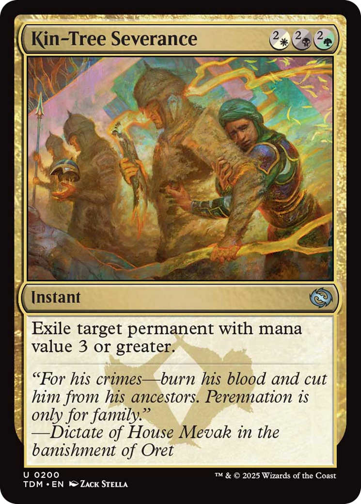Kin-Tree Severance [Tarkir: Dragonstorm] | Mega City Incorporated