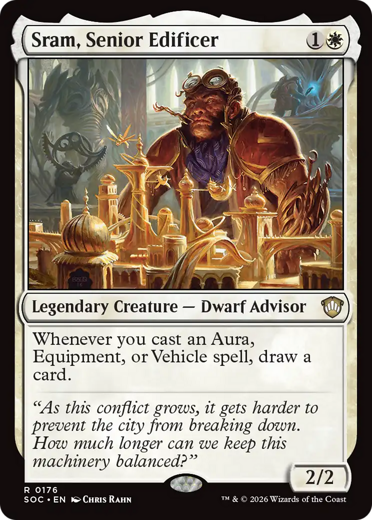 Sram, Senior Edificer [Secrets of Strixhaven Commander] | Mega City Incorporated