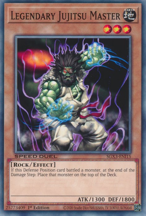 Legendary Jujitsu Master [SGX3-ENI15] Common | Mega City Incorporated