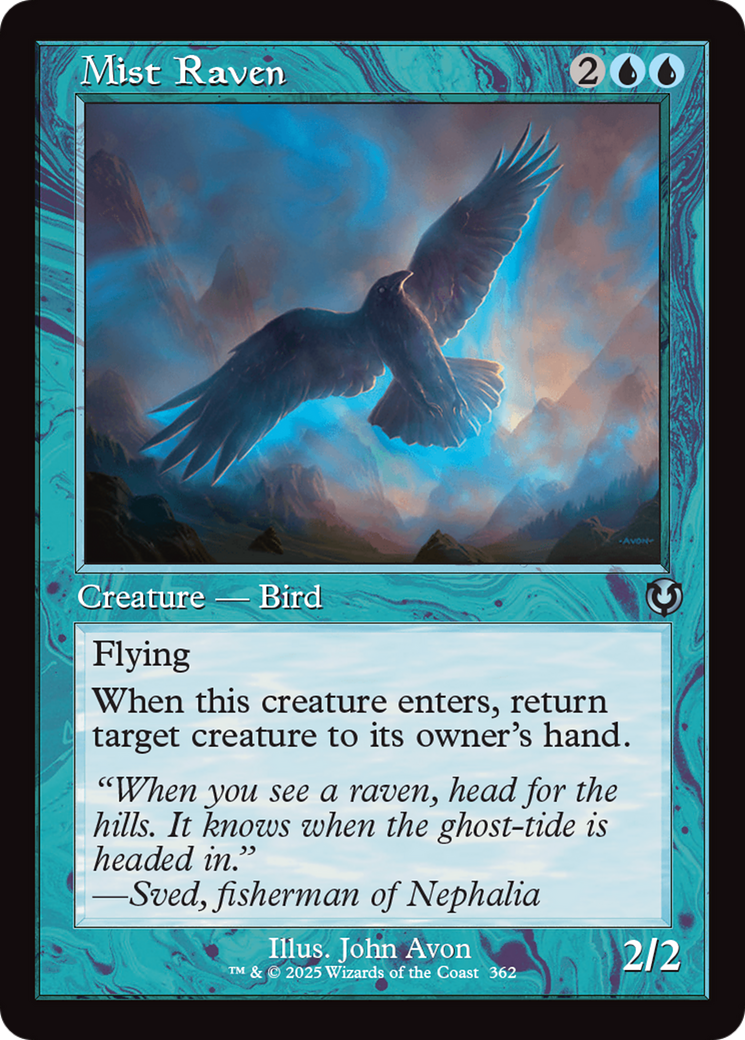 Mist Raven (Retro Frame) [Innistrad Remastered] | Mega City Incorporated