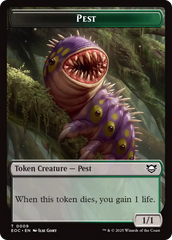 Copy // Pest Double-Sided Token [Edge of Eternities Commander Tokens] | Mega City Incorporated