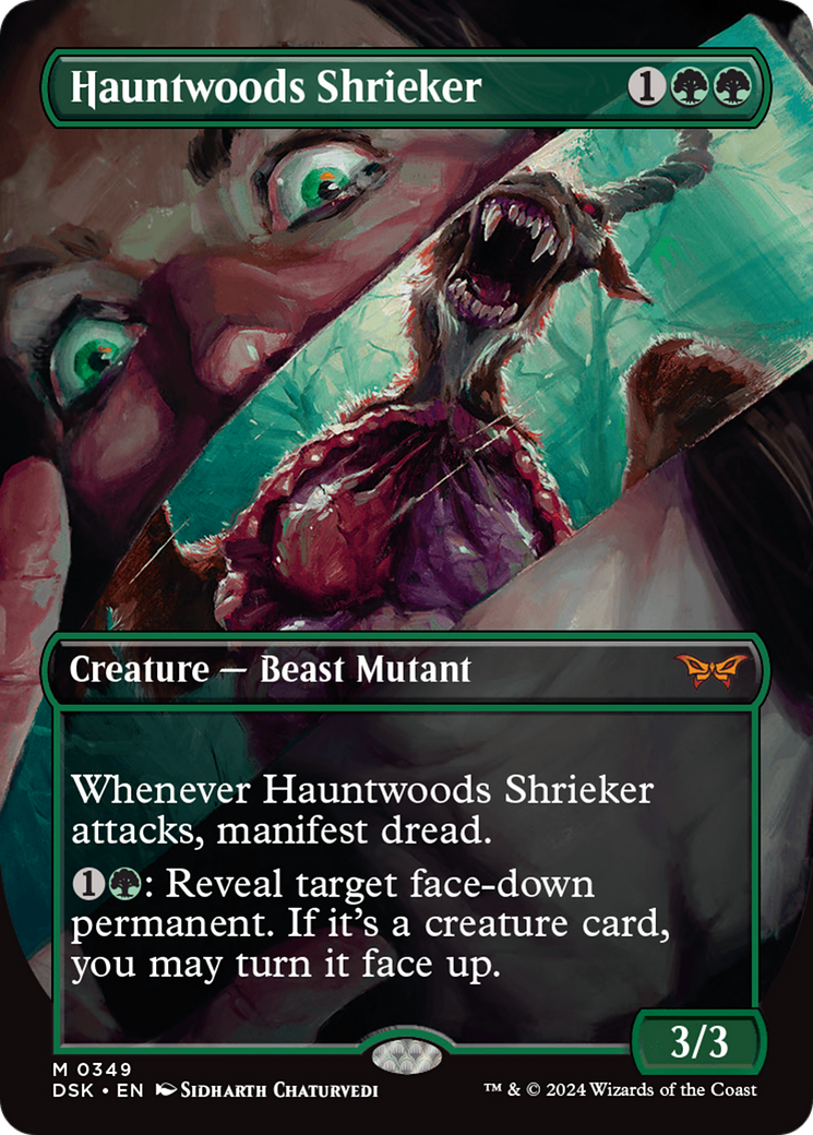 Hauntwoods Shrieker (Borderless) [Duskmourn: House of Horror] | Mega City Incorporated