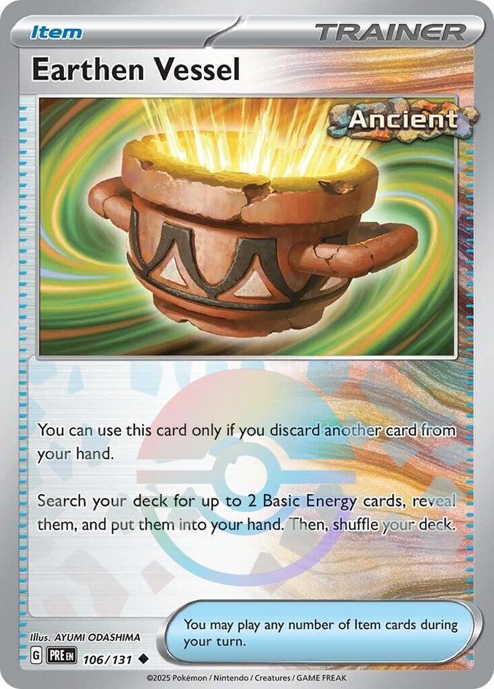 Earthen Vessel (106/131) (Poke Ball Pattern) [Scarlet & Violet: Prismatic Evolutions] | Mega City Incorporated