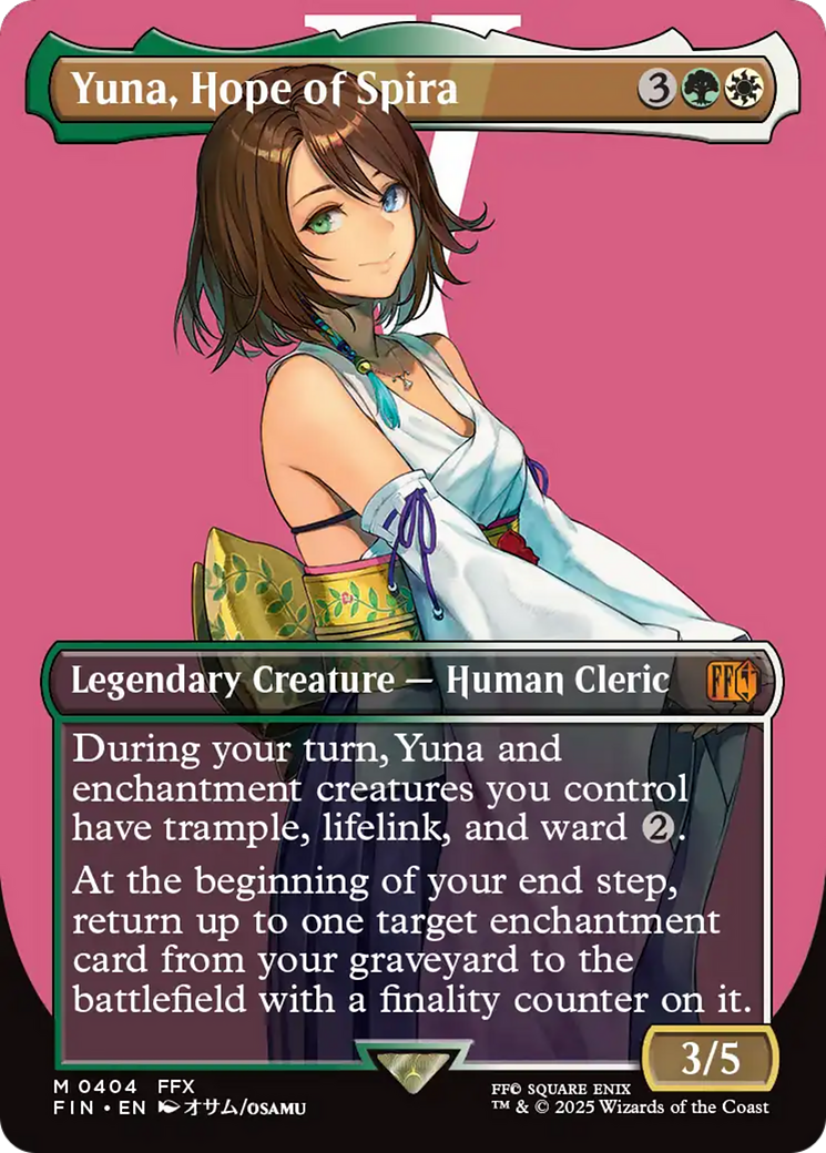 Yuna, Hope of Spira (Borderless) [FINAL FANTASY] | Mega City Incorporated