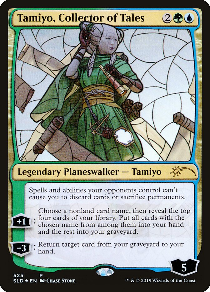 Tamiyo, Collector of Tales (Stained Glass) [Secret Lair Drop Promos] | Mega City Incorporated