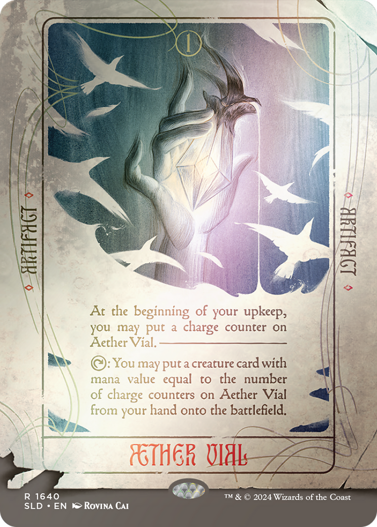 Aether Vial (Rainbow Foil) [Secret Lair Drop Series] | Mega City Incorporated